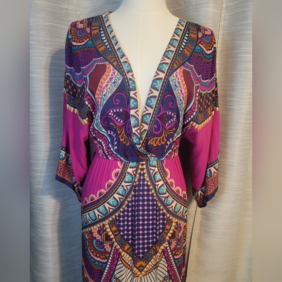 Flying Tomato Vibrant Kaftan Maxi Dress.  - Picture 2 of 9